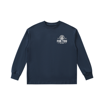 Kids' Quick-Dry Cotton Long-Sleeve Tee