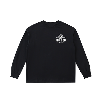 Kids' Quick-Dry Cotton Long-Sleeve Tee