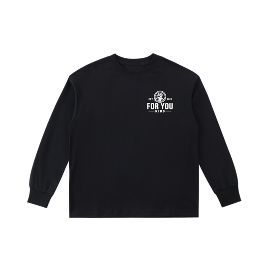 Kids' Quick-Dry Cotton Long-Sleeve Tee