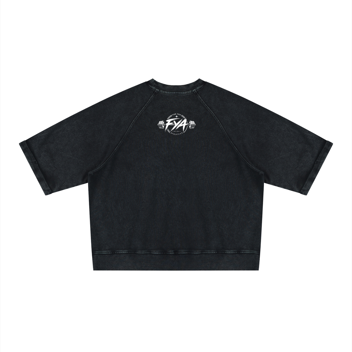 Unisex Vintage Wash Boxy Short Sleeve Sweatshirt